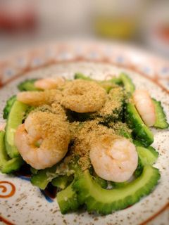 簡単☆ゴーヤと小エビの塩麹炒め-レシピのメイン写真