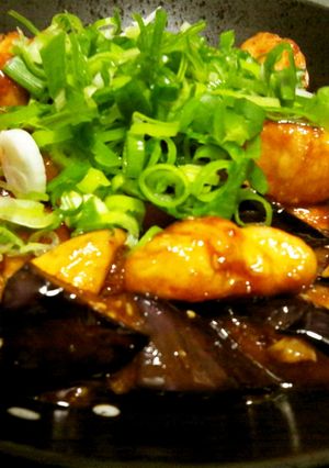 絶対旨い！鶏肉とナスの醤ダレ炒め-レシピのメイン写真