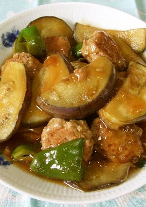 茄子と豆腐つくねのあんかけ-レシピのメイン写真