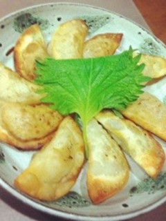 梅肉ささみ 大葉入り 揚げ餃子✨-レシピのメイン写真