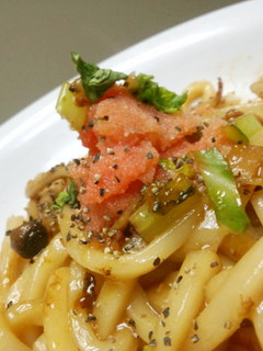 美味しい明太子のバター焼きうどん♪-レシピのメイン写真