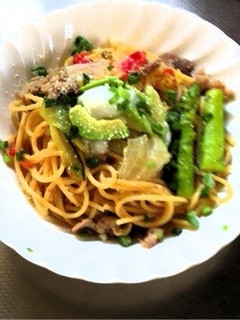 塩麹とアボカドの野菜たっぷり和風パスタ-レシピのメイン写真