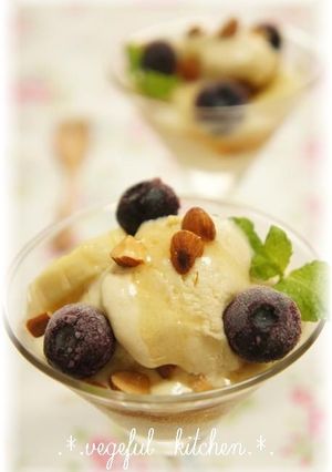 夏☆なんちゃって簡単お豆腐アイスクリーム-レシピのメイン写真