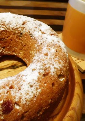 ナッツとクランベリーのどっしりケーキ-レシピのメイン写真