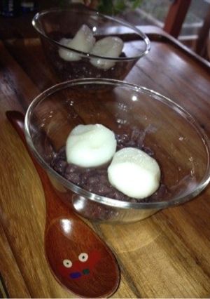 固くならない豆腐入り白玉☆ぜんざい☆彡-レシピのメイン写真