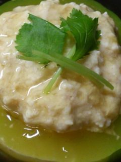 ふわふわ豆腐つくねのレンジ蒸し-レシピのメイン写真
