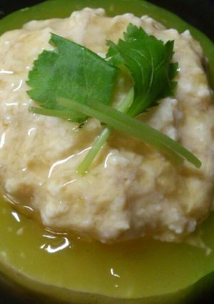 ふわふわ豆腐つくねのレンジ蒸し-レシピのメイン写真
