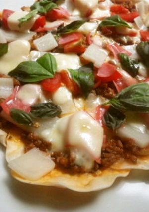 餃子の皮でパリパリピザ☆-レシピのメイン写真