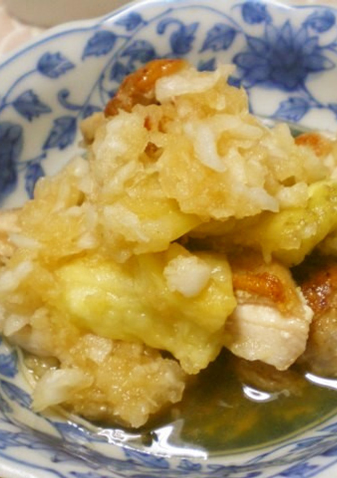 茄子と鶏肉のみぞれ和え-レシピのメイン写真