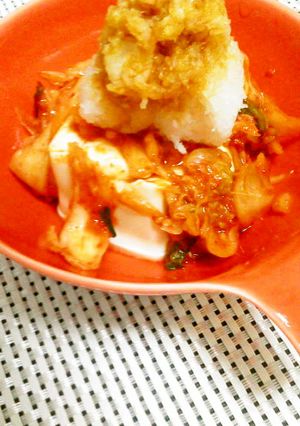白ごはんに合う！おろしキムチ冷奴☆-レシピのメイン写真