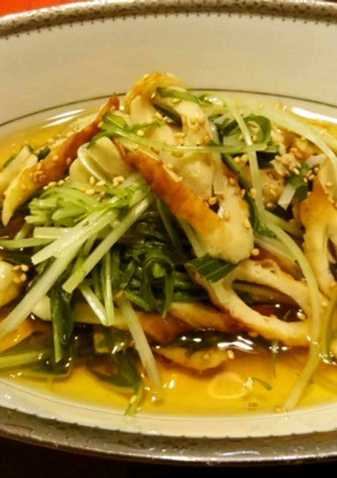 水菜とちくわの煮もの-レシピのメイン写真
