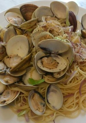 蛤と葱のパスタ-レシピのメイン写真