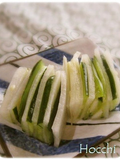 きゅうりと大根のサッパリ酢漬け♪-レシピのメイン写真