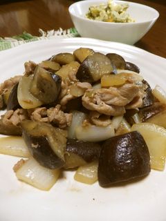 こってり甘辛☆なすの味噌炒め-レシピのメイン写真