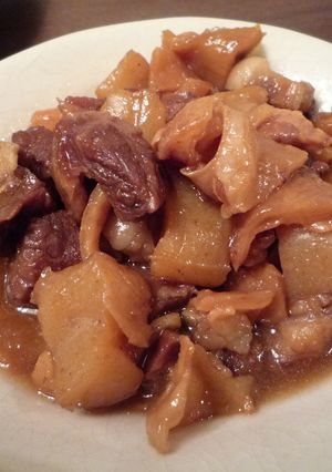 牛すじとこんにゃくの煮物(すじこん)-レシピのメイン写真