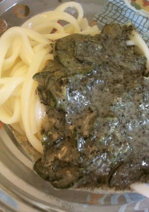 どろっと冷たい胡麻味噌だれうどん-レシピのメイン写真