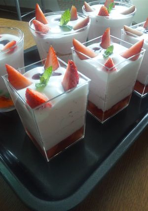 いちごムース-レシピのメイン写真