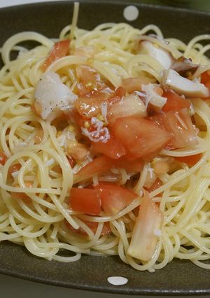 トマトの冷製パスタ-レシピのメイン写真
