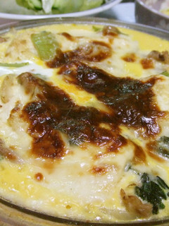 豆腐とチンゲン菜のキッシュ風グラタン-レシピのメイン写真