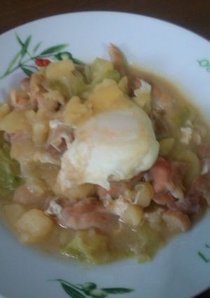 鶏肉とじゃがいもの味噌煮-レシピのメイン写真