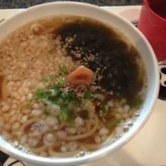 รูปของ シンプル☆梅とろろ昆布うどん