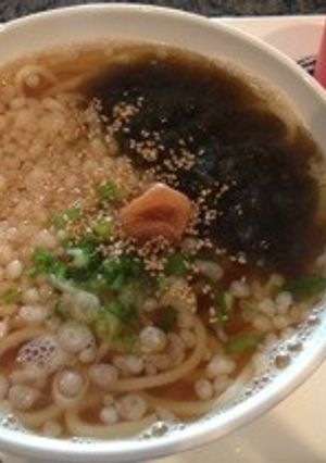 シンプル☆梅とろろ昆布うどん-レシピのメイン写真