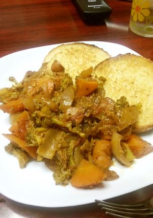 トマトのカレー風さっぱり煮-レシピのメイン写真