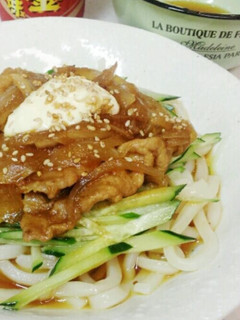 ☆スタミナ☆簡単冷やしうどん♪夏バテ解消-レシピのメイン写真