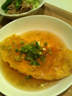 餡掛け☆納豆オムレツ-レシピのメイン写真