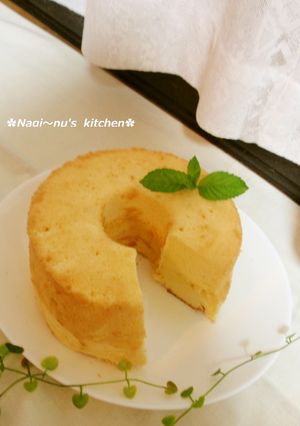 ✿ふわんふわんなバニラシフォンケーキ✿-レシピのメイン写真