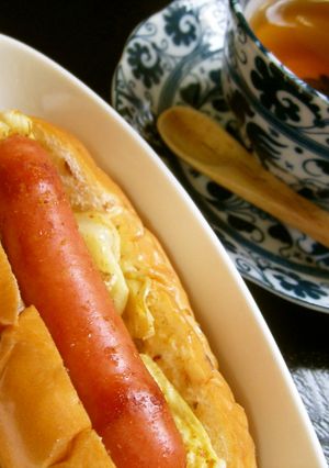 普段の材料で簡単！カレー風味ホットドック-レシピのメイン写真