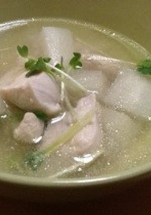 塩麹チキンと大根のあっさりスープ-レシピのメイン写真