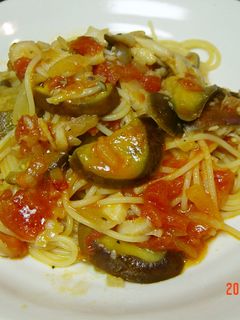 なすと鱈のトマトソース(パスタ)-レシピのメイン写真