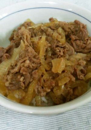 我が家のやわらか牛丼-レシピのメイン写真