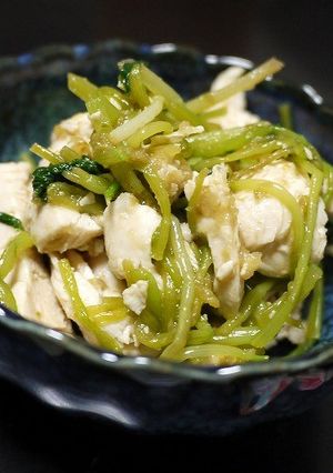 三つ葉とささみのお惣菜-レシピのメイン写真