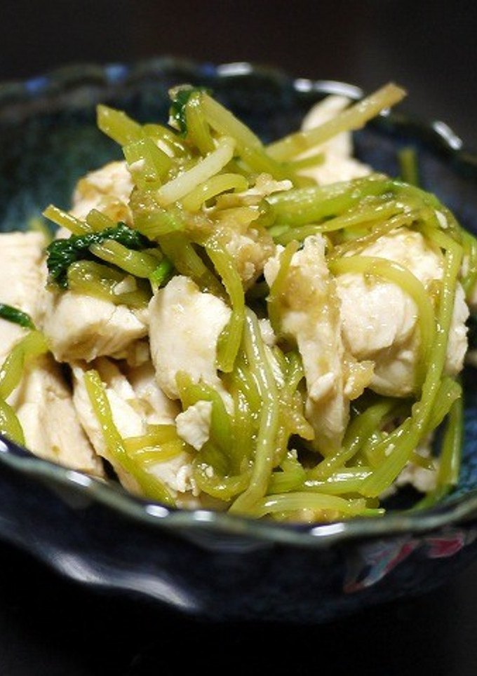 三つ葉とささみのお惣菜-レシピのメイン写真