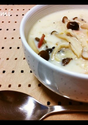 きのこのクリームスープ-レシピのメイン写真