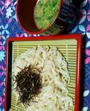 ざるうどん 白味噌柚子こしょう風味