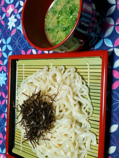 ざるうどん 白味噌柚子こしょう風味-レシピのメイン写真
