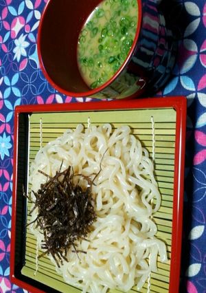 ざるうどん 白味噌柚子こしょう風味-レシピのメイン写真