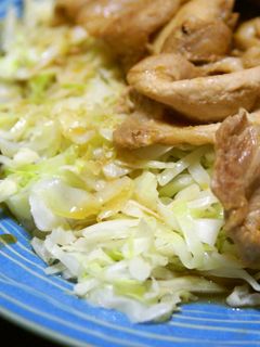 生姜焼きにぴったり!美味しいキャベツ♪-レシピのメイン写真