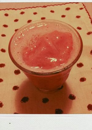 簡単!低カロ!スイカのミルキースムージー-レシピのメイン写真