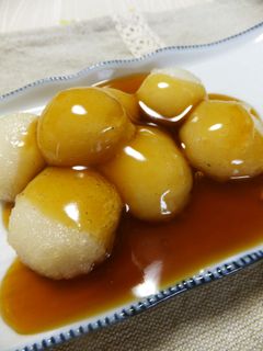 もっちもち♪みたらし揚げだんご-レシピのメイン写真