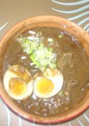 ガーリックトーストと食す☆牛もつ煮込み♪-レシピのメイン写真