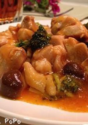 鶏とケチャップの甘酢煮-レシピのメイン写真