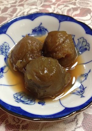 梅酒の梅でとろとろ「紅茶梅」-レシピのメイン写真
