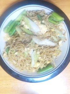 ポン酢焼きネギ焼きそば-レシピのメイン写真