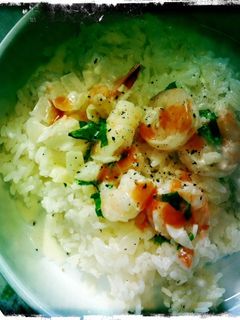 えびクリームソース丼-レシピのメイン写真