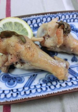 鶏手羽元のハーブレモン焼き-レシピのメイン写真