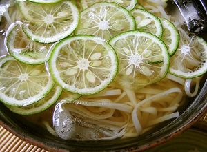 さっぱり爽やか！すだちの冷やしうどん-レシピのメイン写真